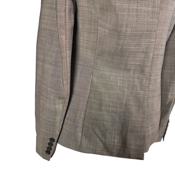 J.Crew Wool Blazer • Women’s 6 • Gray • Lined Two-Button Career Jacket - Picture 5 of 8